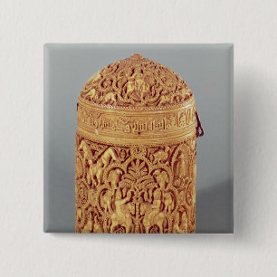 Chapa Cuadrada Pyx con el alivio que representa placeres de