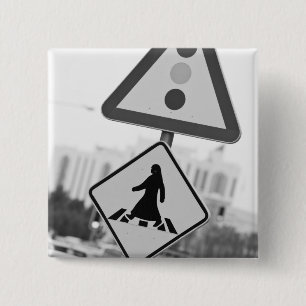 Chapa Cuadrada Qatar, Y Dawhah, Doha. Peatón árabe 2