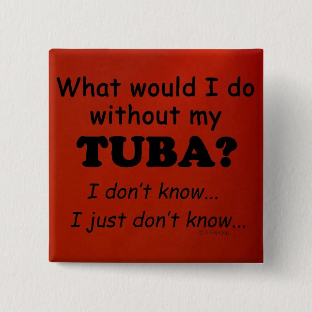 Chapa Cuadrada Qué haría, Tuba (Anverso)
