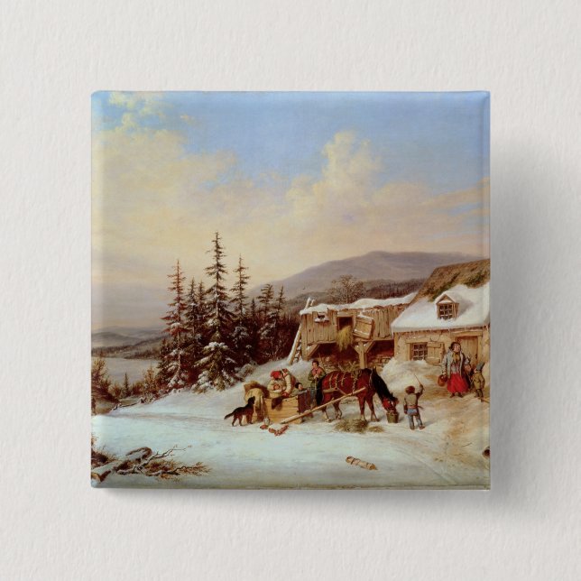 Chapa Cuadrada Quebec (Anverso)