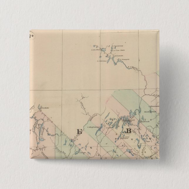 Chapa Cuadrada Quebec (Anverso)