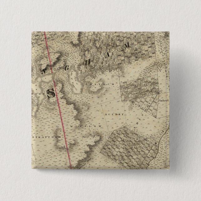 Chapa Cuadrada Quebec (Canadá) 5 (Anverso)