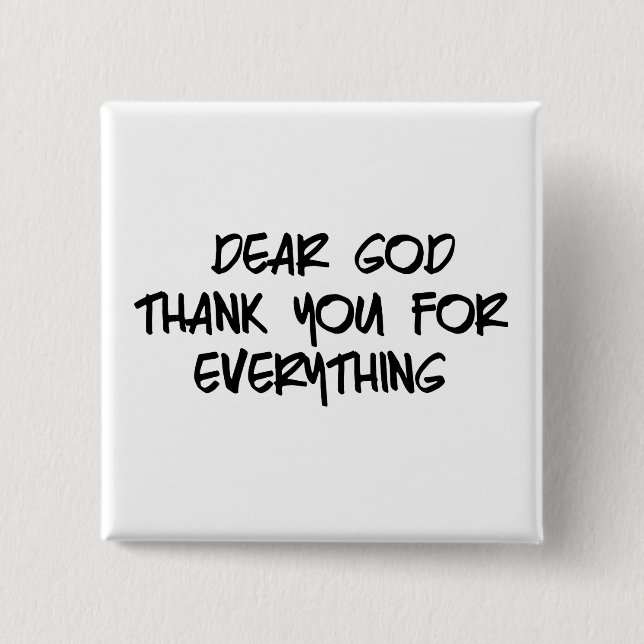 CHAPA CUADRADA QUERIDO DIOS GRACIAS POR TODO (Anverso)