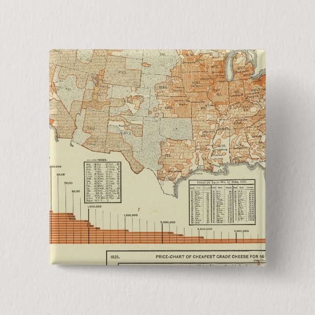 Chapa Cuadrada Queso (Anverso)