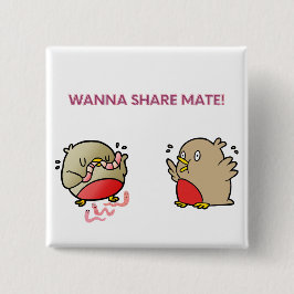 Chapa Cuadrada ¡Quiero compartir a mate!