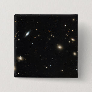 Chapa Cuadrada Racimo de la coma de galaxias