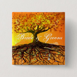 Chapa Cuadrada Raíces de amor