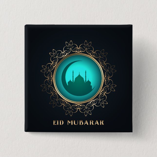 Chapa Cuadrada Ramadan Al Adha y Fitr (Anverso)