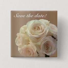 Chapa Cuadrada Ramo nupcial en de blanco