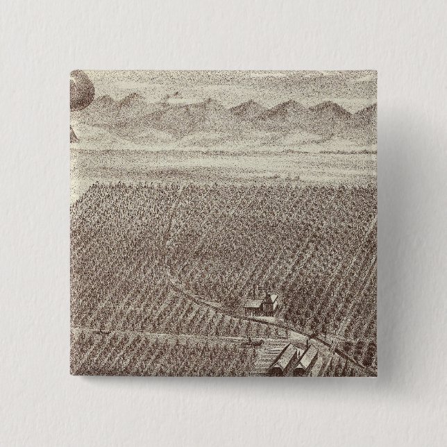 Chapa Cuadrada Rancho Chapin Fruit (Anverso)