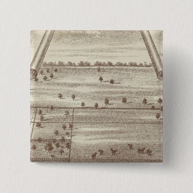 Chapa Cuadrada Rancho Oakdale (Anverso)