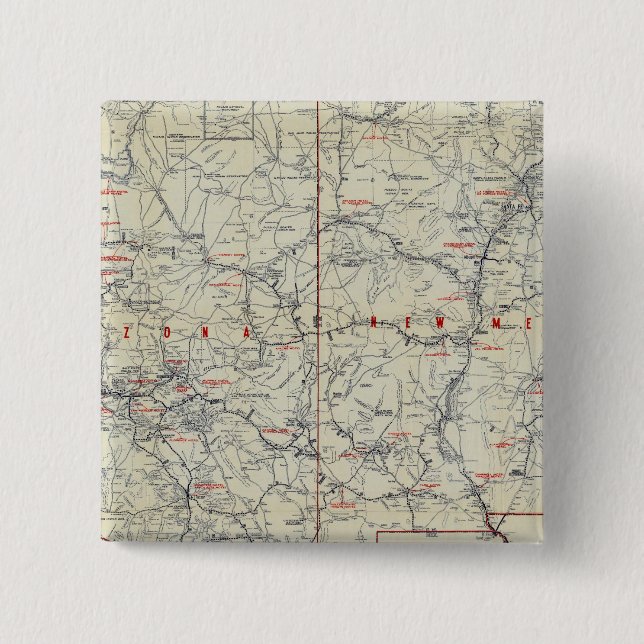 Chapa Cuadrada Rand McNally Oficial 1925 Auto Trails (Anverso)