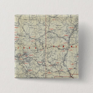 Chapa Cuadrada Rand McNally Oficial 1925 Auto Trails