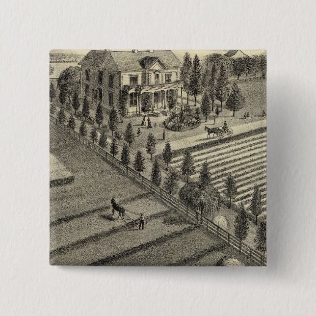 Chapa Cuadrada Rango de árbol solitario (Anverso)