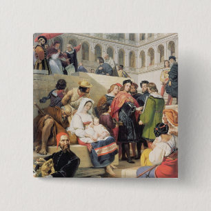 Chapa Cuadrada Raphael en el Vatican, 1832 (aceite en lona)