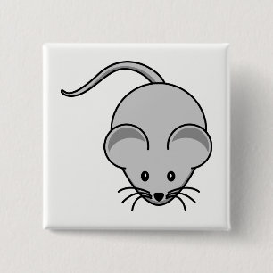 Chapa Cuadrada Ratón