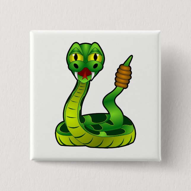Chapa Cuadrada Rattlesnake (Anverso)