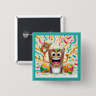 Chapa Cuadrada Rave Party Shot Glass – vibrant Fun 