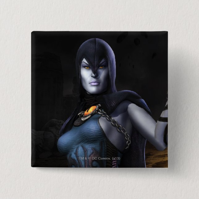 Chapa Cuadrada Raven (Anverso)