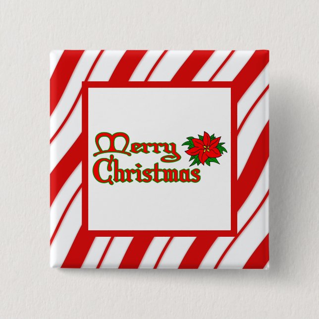 Chapa Cuadrada Rayas de menta (Anverso)