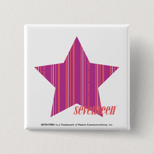 Chapa Cuadrada Rayas finas púrpura 3 (Anverso)