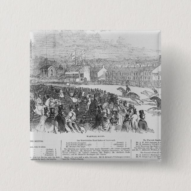 Chapa Cuadrada Razas de Warwick, 'del Londres ilustrado (Anverso)