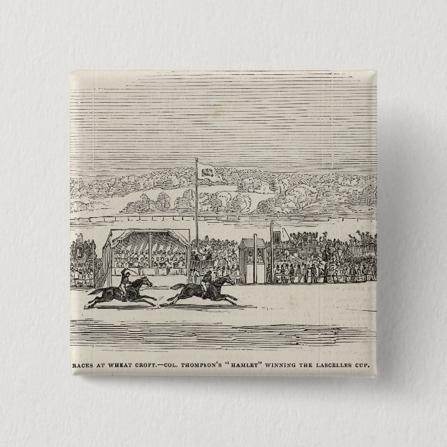 Chapa Cuadrada Razas en el cercado del trigo: Hamlet de Col. (Anverso)