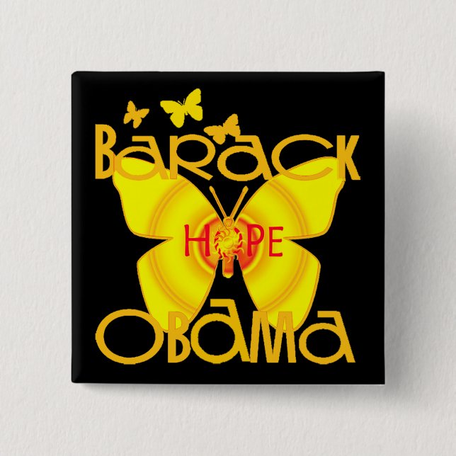 Chapa Cuadrada Re Elect Barack Obama 2012 (Anverso)