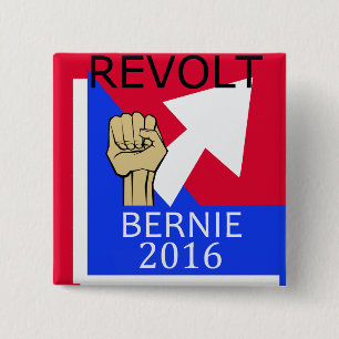 Chapa Cuadrada Rebelión de Bernie sq.