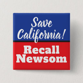 Chapa Cuadrada Recall Newsom Save California