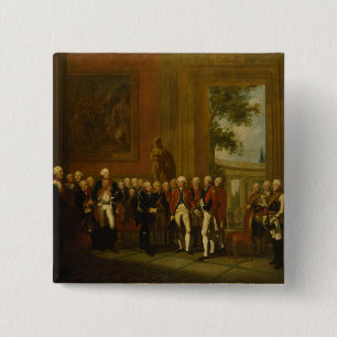 Chapa Cuadrada Recepción para el duque de York en Sanssouci