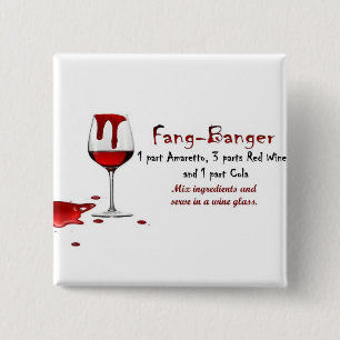 Chapa Cuadrada Receta de la bebida del Colmillo-Banger