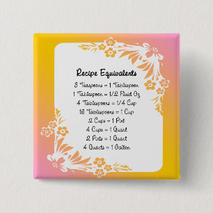 Chapa Cuadrada Receta equivalente a Pastel Floral