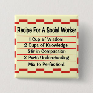 Chapa Cuadrada Receta para un asistente social