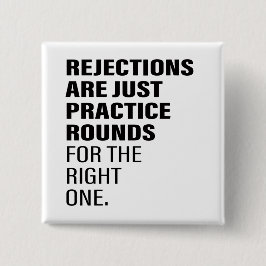 Chapa Cuadrada Rechazo Alentamiento de texto de palabra en reposi