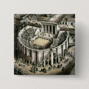 Chapa Cuadrada Reconstrucción del teatro, siglo II romano
