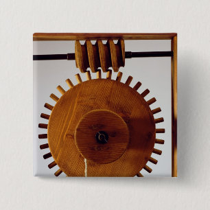 Chapa Cuadrada Reconstrucción modelo del diseño de da Vinci