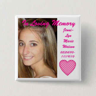 Chapa Cuadrada Recuerde Jenni