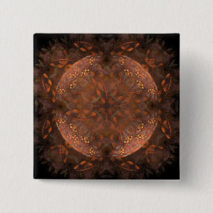 Chapa Cuadrada Reflejo de cobre de oro