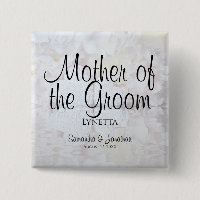Reflexiones blancas Madre del nombre de Groom