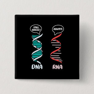 Chapa Cuadrada Regalo científico Maestría en Biología Rna