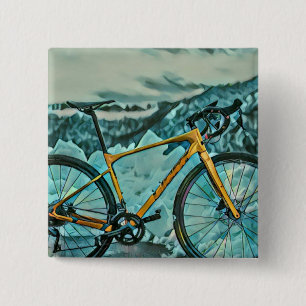 Chapa Cuadrada Regalo de ciclismo sobre el amante