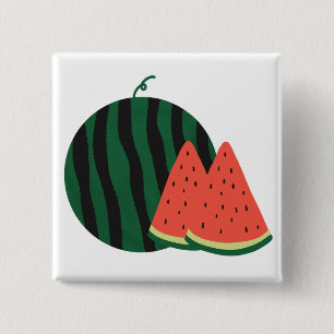 Chapa Cuadrada Regalo de Fruta de Verano Sandía Fresca