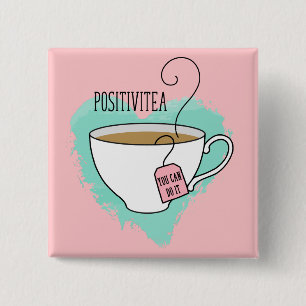 Chapa Cuadrada Regalo de Positivitea lindo para graduación, nuevo