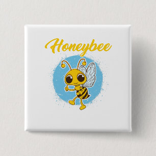 Chapa Cuadrada Regalo del apicultor de la abeja del equipo del