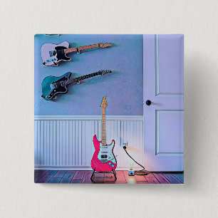 Chapa Cuadrada Regalo para el esposo guitarrista