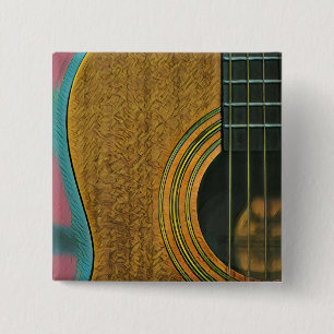 Chapa Cuadrada Regalo para el guitarrista musical
