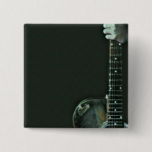 Chapa Cuadrada Regalos de guitarrista de Bass