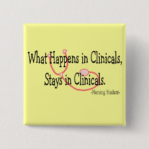 Chapa Cuadrada Regalos de la enfermera de estudiante