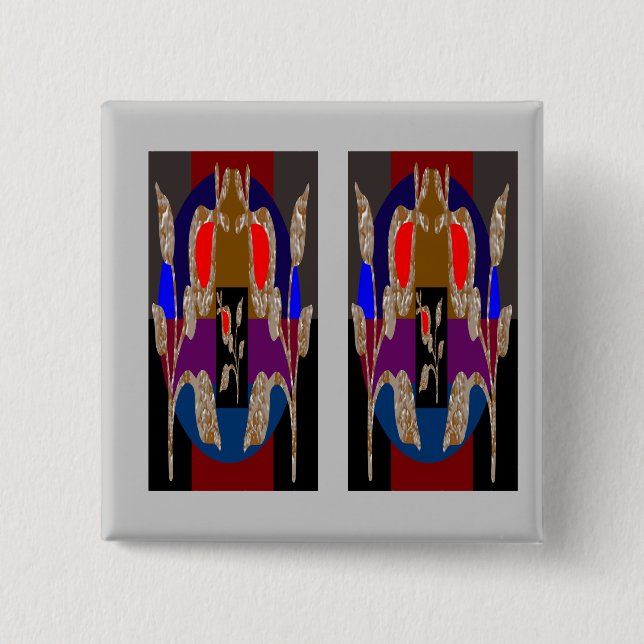 Chapa Cuadrada Regalos de la fotografía de los gráficos n del (Anverso)